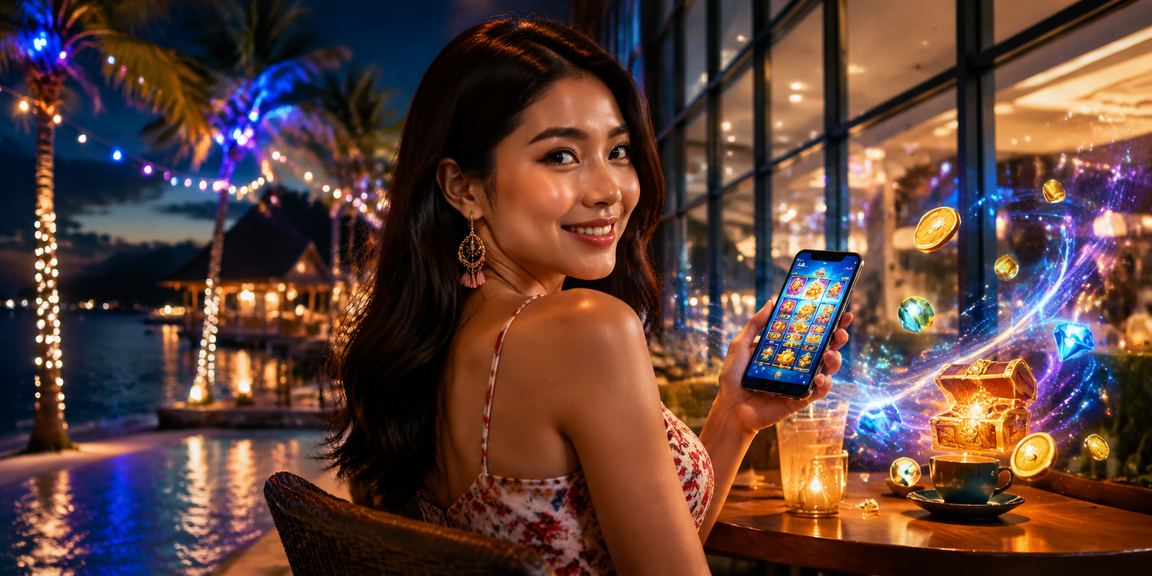 Langkawi players enjoying online casino slots safely from their mobile devices